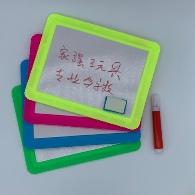 Double-Sided Tiny Whiteboard Writing Board Reverse English Erasable Child Drawing Graffiti Office Memo Dry Erase Message Board