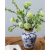 mic Vase Blue And White Hand Drawn Living Room Decoration Restaurant Decorations Artificial Flower Vase Aquatic Flowers