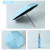 Umbrella Three-Fold Wooden Handle Black Rubber Umbrella Sunny and Rainy Dual-Use Umbrella Gift Advertising Umbrella 