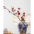 mic Vase Blue And White Hand Drawn Living Room Decoration Restaurant Decorations Artificial Flower Vase Aquatic Flowers