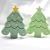New Three-Dimensional Tree Size Gingerbread Man Christmas Candle Silicone Mold Creative Baking Cake Decorations Mold