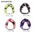 Cross-Border New Arrival European and American Fruit Printed Elastic Cross Hair Band Extra Wide Version Elastic Knot in the Middle Sports Headband