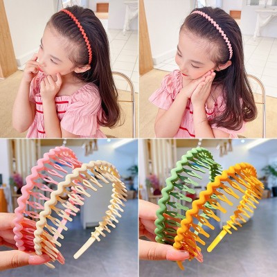 Children's Hair Band Simple Hair Band Toothed Non-Slip Hairpin Headdress Adult Hair Patch Princess Hair Accessories