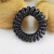 Black Gun Black Small Size Large Size Bold Bracelet Phone Line Hair Ring Hair Rope Plastic Spring Coil Head Rope Stall