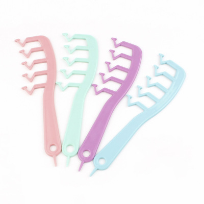 Hair Seam Disappear Artifact ~ Internet Celebrity Z-Shaped Hair Seam Comb for Women Only Convenient Household Comb Hair Root Fluffy Hair Comb
