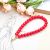 Coral Red Imitation Pearl DIY Pendant Candy Crystal Ball Preserved Fresh Flower Pendant Pearl Chain Keychain Manufacturer