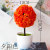 Enear Ball Simulation Plant Pot Straw Ball Bonsai Small Tree Home Decorative Flower Ornament Creative Mini Small Balls