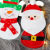 Christmas Decorations Creative Santa Snowman Knife and Fork Set Tableware Set Hotel Restaurant Table Knife and Fork Bag