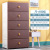 66cm Wide Thickened Household Drawer Storage Cabinet Plastic Storage Cabinet Large Capacity Chest of Drawers Locker