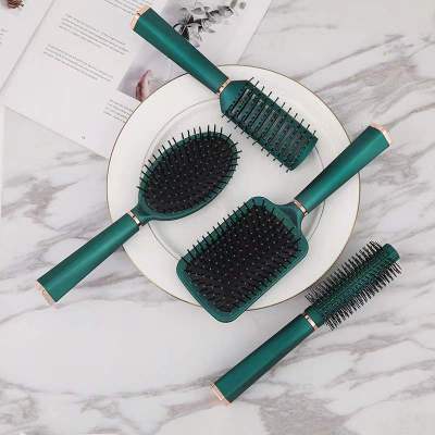 Factory Direct Supply Green Massage Airbag Comb Lady Shunfa Hairdressing Comb Air Cushion Comb Curly Hair Massage Comb Hairdressing Comb