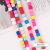 Factory Direct Supply Color Square Soft Pottery Slice Beads String Children DIY Handmade Bead Necklace Bracelet Accessories Wholesale