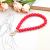 Coral Red Imitation Pearl DIY Pendant Candy Crystal Ball Preserved Fresh Flower Pendant Pearl Chain Keychain Manufacturer