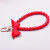 Coral Red Imitation Pearl DIY Pendant Candy Crystal Ball Preserved Fresh Flower Pendant Pearl Chain Keychain Manufacturer