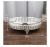 2021 New European Entry Lux Alloy Hollow Fruit Plate round Large Fruit Plate Living Room Nuts Snack Storage