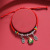 Dragon Boat Festival Red Rope Handmade Woven Jin Gang Knot Lock Bracelet Ethnic Style Zongzi Bell Carrying Strap Wholesale