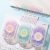 Macaron Color Clip Ticket Holder Stapler Student Stationery Set Creative Drawing Pin Binding Combination