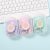 Macaron Color Clip Ticket Holder Stapler Student Stationery Set Creative Drawing Pin Binding Combination