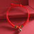 Red Rope Hand-Woven Children's Vintage Bell Bracelet Ethnic Style Children's Carrying Strap Small Gift