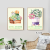 Green Plant Landscape Painting Red Pot Oil Painting Plant Corridor Cloth Painting Master Bedroom Hanging Painting Leaves Fresh Pot