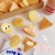INS Yellow Potato Chips Clip Student Cute Simple Book Storage Material a Scrape of the Pen Snack Photo Hand Account Clip