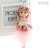 18cm Ddung Barbie Doll Keychain Doll Hanging Piece with Hat Ruffled Gauze Skirt Doll