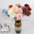 Artificial bouquet plant caramel autumn orange red wedding hall home office party decoration floral soft upscale high-en