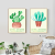 Green Plant Landscape Painting Red Pot Oil Painting Plant Corridor Cloth Painting Master Bedroom Hanging Painting Leaves Fresh Pot