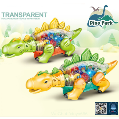 Electric Toy Electric Transparent Gear Dinosaur Electric Dinosaur Toy Dinosaur Dinosaur Juguete