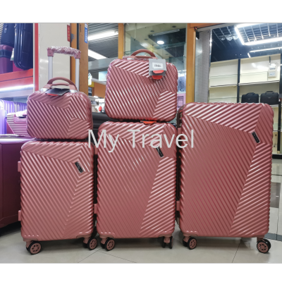 Trolley Case, Luggage Suitcase, Luggage ABS + PC Zipper Three-Piece Set