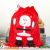 Christmas Gift Bag Factory Direct Sales Santa Claus Backpack Non-Woven Gift Bag Christmas Handmade Large Carrier