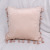 Cross-Border Ins Style Big Tassel Tassel Velvet Solid Color Pillow Cover around Lace Cushion Cover Pillow Wholesale