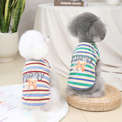 Pet Clothes Dog Clothes Cat Clothes Spring and Summer New
