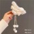 Autumn and Winter Plush Tassel Grip New Hair Clip Back Head Hair Volume Large Size Bow Claw Clip Grip Plush Shark Clip