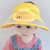 Children's Sun Hat Summer Air Top Big Brim Sun Hat with Fan Adjustable Boys and Girls Outdoor Beach Hat