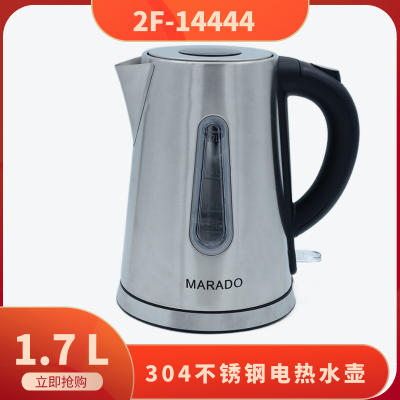 Cross-Border 1.7l Electric Kettle Household Stainless Steel Automatic Power off 304 Stainless Steel Kettle