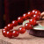 Red Agate Bracelet Natural 6-20m Buddha Beads Scenic Spot Stall Live Agate Bracelet Natural Red Agate Bracelet