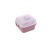 Factory Direct Supply with Lid Fresh-Keeping Double-Layer Plastic Lunch Box Solid Color Lunch Box Student Office Lunch Box with Tableware