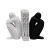 Modern Creative Decoration White People Resin Decorations Black People Thinking Bookend Decoration Model Room Home Ornament