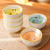 Cartoon Animal Bowl Household Cute Ceramic Good-looking Rice Bowl Eating Creative Porcelain Bowl Tableware 6-Piece Set Bowl Set