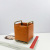 Modern Simple Leather Remote Control Storage Box Living Room Coffee Table Desktop Organizing Pen Holder Tube Slightly Luxury Decoration Small Ornaments