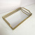 Nordic Light Luxury Metal Agate Tray Rectangular Household Tea Cup Household Tea Tray Fruit Plate Decorations