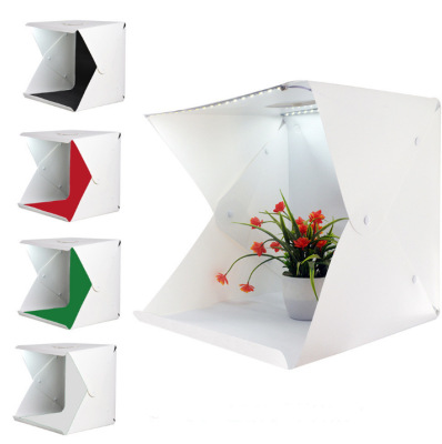 Small Led Studio Mini Photography Light Box Small Photo Box Portable Folding Studio 20cm