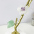 Light Luxury New Chinese Natural Crystal Stone Flower Branch Pure Copper Plant Table Decorations Modern Housewarming Gift