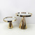 Nordic Style Creative Mirror Glass Cake Stand Light Luxury Gold Dessert Table Decoration Restaurant Food Display Tray