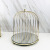 Nordic Double-Layer Birdcage Cake Dessert Stand Three-Layer Fruit Snack Plate Iron Craft Decorations Hotel Afternoon Tea Break Tableware