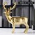 Nordic Creative Goldeer Resin Craft Ornament Home Gift Opening Auspicious Decoration