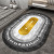 Diatom Ooze Absorbent Toilet Door Mat Floor Mat Simple Bathroom Quick-Drying Floor Mat Entrance Oval Carpet