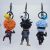 6 Types of Cursing Back to Battle Hand-Made Tiger Stick Youren Two Sides Suqian Five Pieces Wufu Hehui Doll Decorative Key Pendant