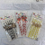 Summer Theme Creative Fruit Animal Shape Cartoon Paper Straw Party Drink Dessert Table Decoration Props