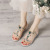 2022 New Summer Sandals Fairy Style Wedge Rhinestone Internet Celebrity Beach Fashion Roman Flat Ins Women's Shoes